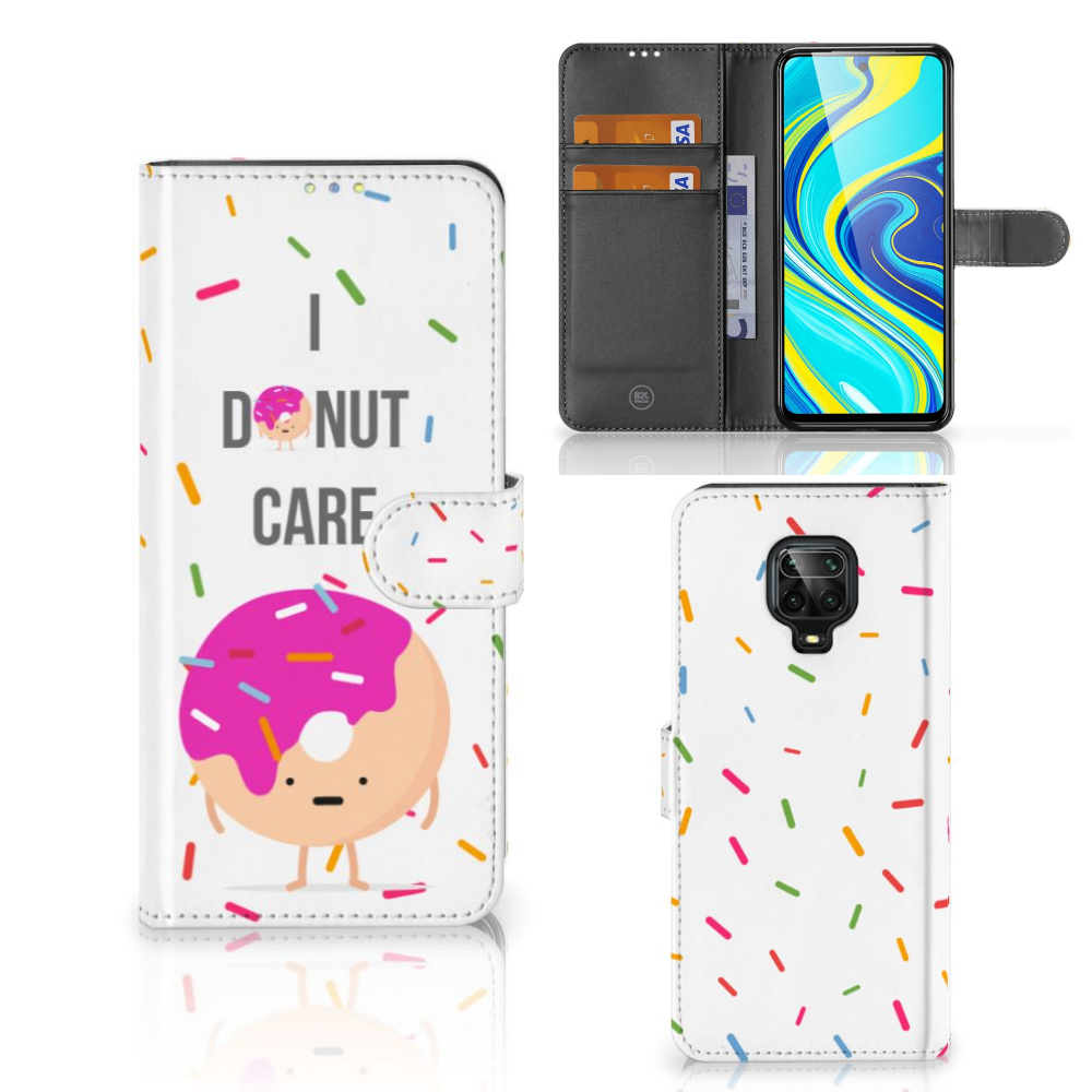 Xiaomi Redmi Note 9 Pro | Note 9S Book Cover Donut Roze