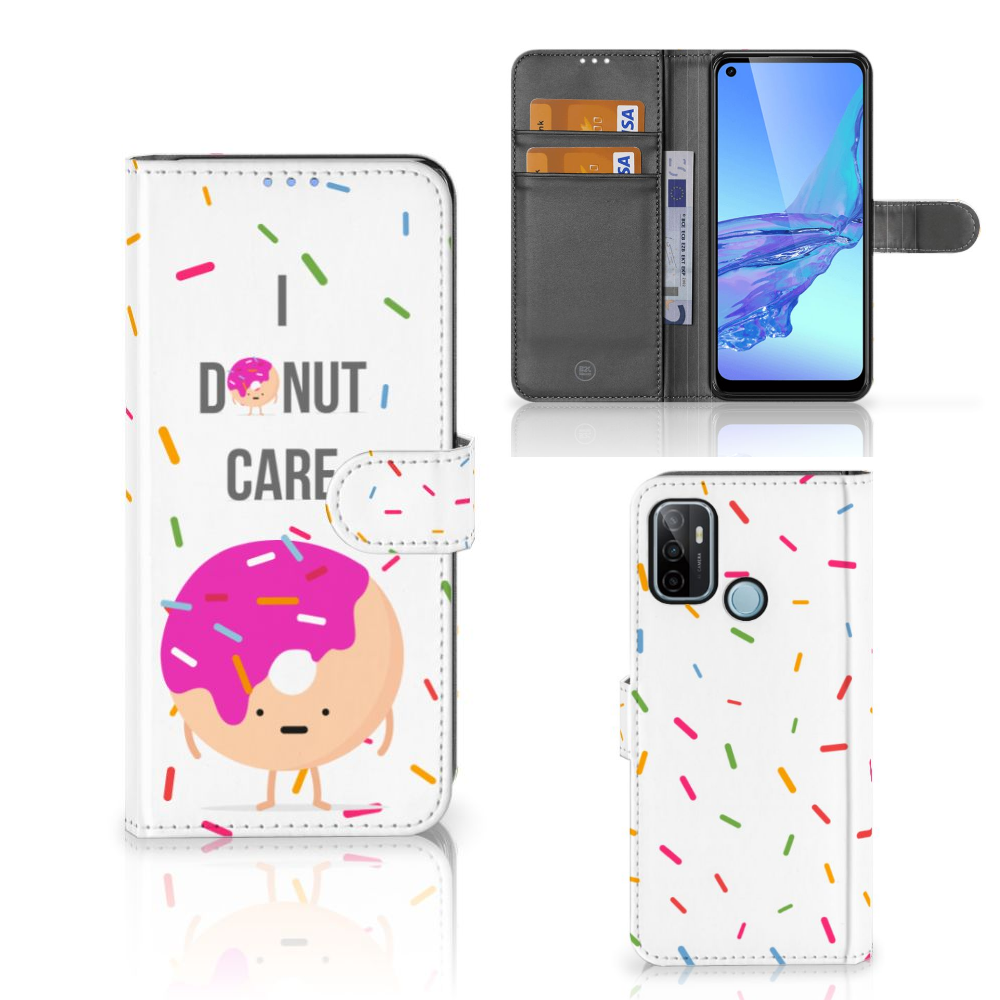 OPPO A53 | OPPO A53s Book Cover Donut Roze