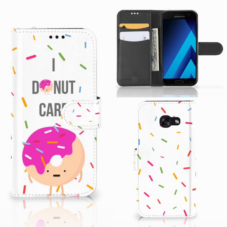 Samsung Galaxy A5 2017 Book Cover Donut Roze