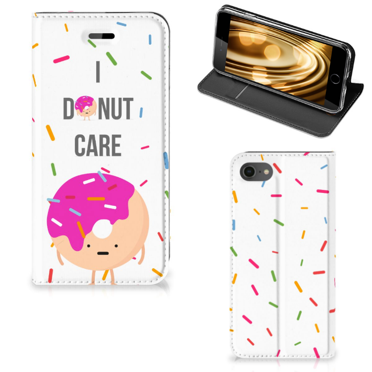 iPhone 7 | 8 | SE (2020) | SE (2022) Flip Style Cover Donut Roze