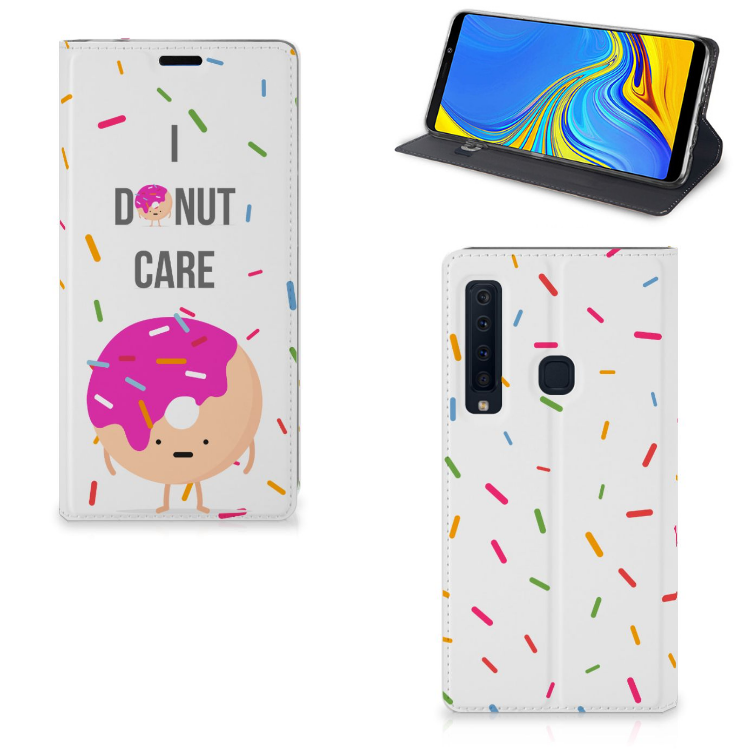 Samsung Galaxy A9 (2018) Flip Style Cover Donut Roze
