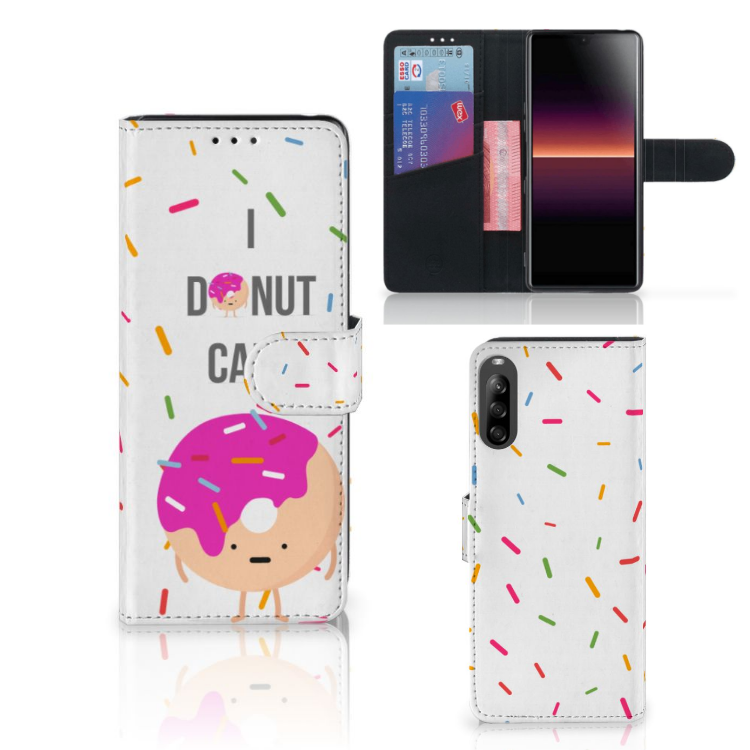 Sony Xperia L4 Book Cover Donut Roze