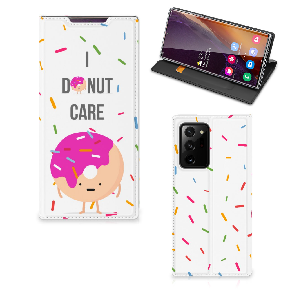 Samsung Galaxy Note 20 Ultra Flip Style Cover Donut Roze