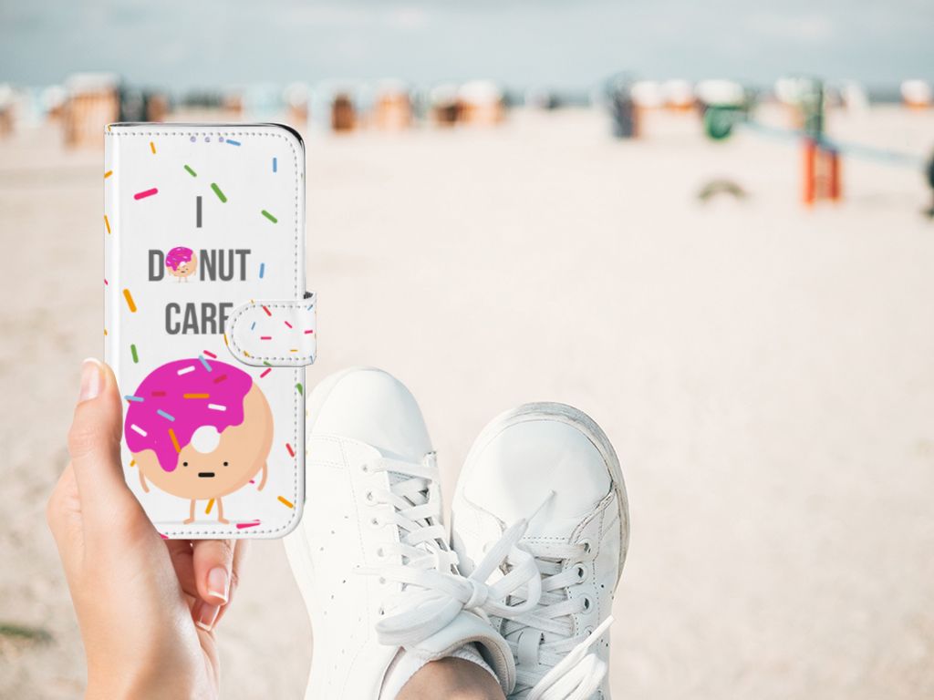 Samsung Galaxy A51 Book Cover Donut Roze