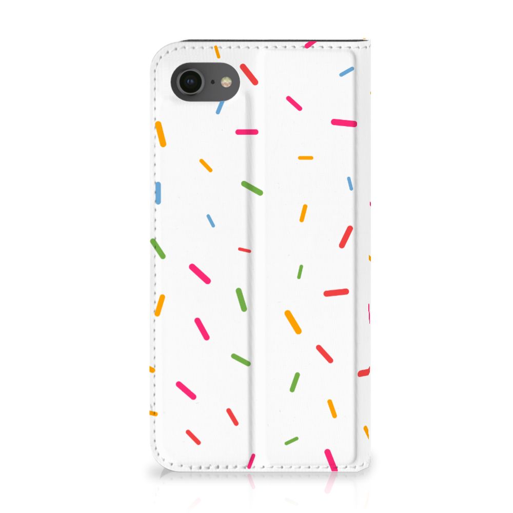 iPhone 7 | 8 | SE (2020) | SE (2022) Flip Style Cover Donut Roze
