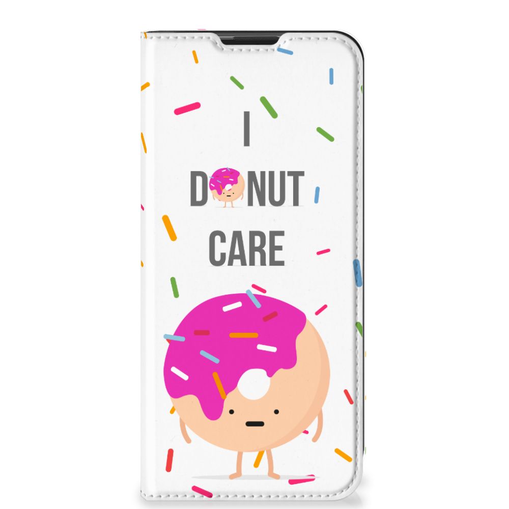 Motorola Moto G9 Play Flip Style Cover Donut Roze