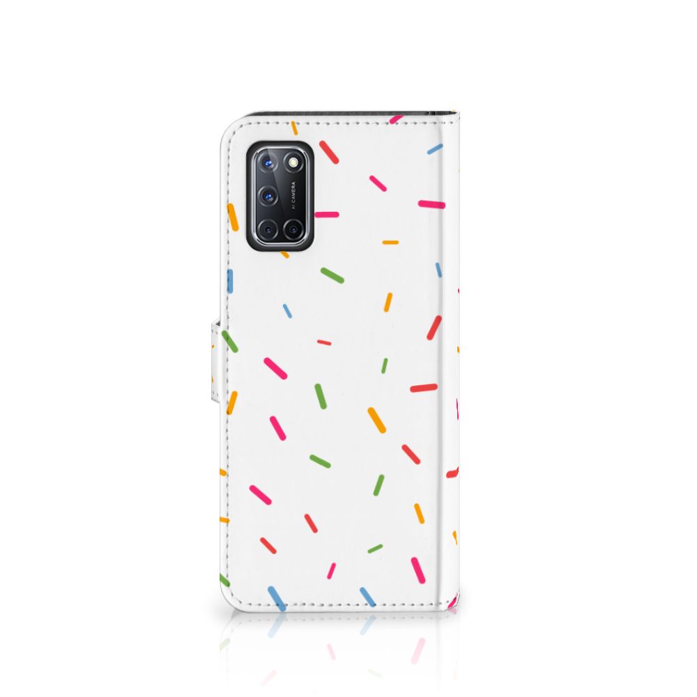 OPPO A72 | OPPO A52 Book Cover Donut Roze
