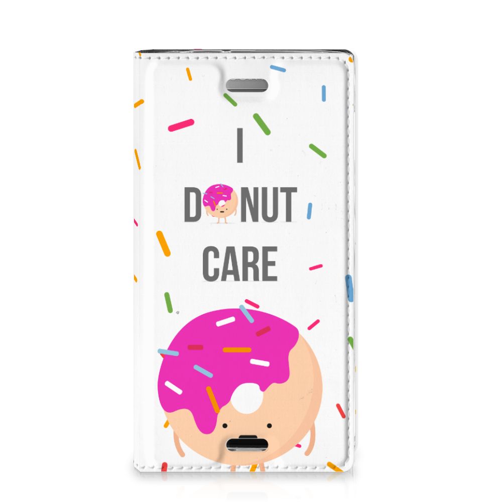 Sony Xperia XZ1 Compact Flip Style Cover Donut Roze