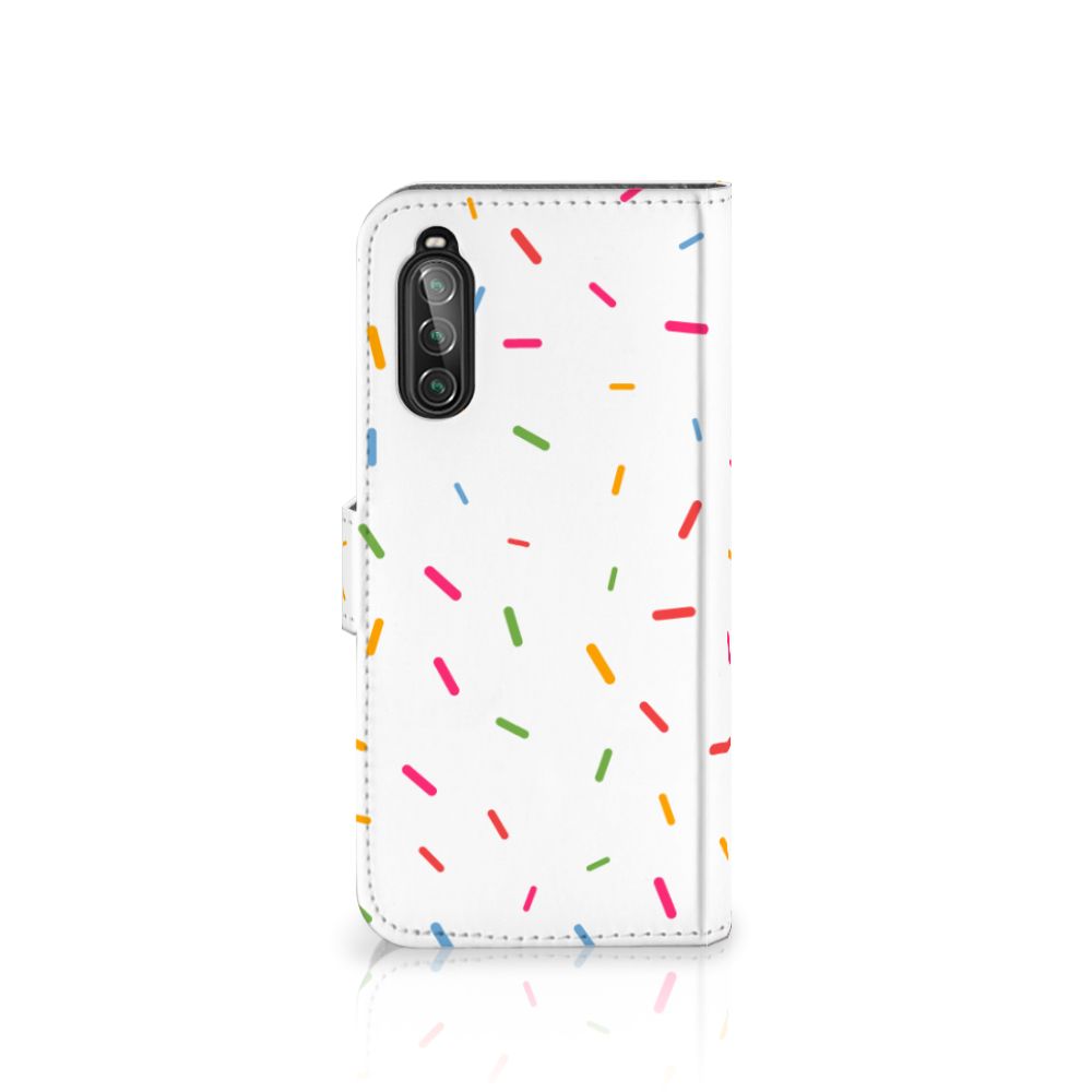 Sony Xperia 10 II Book Cover Donut Roze