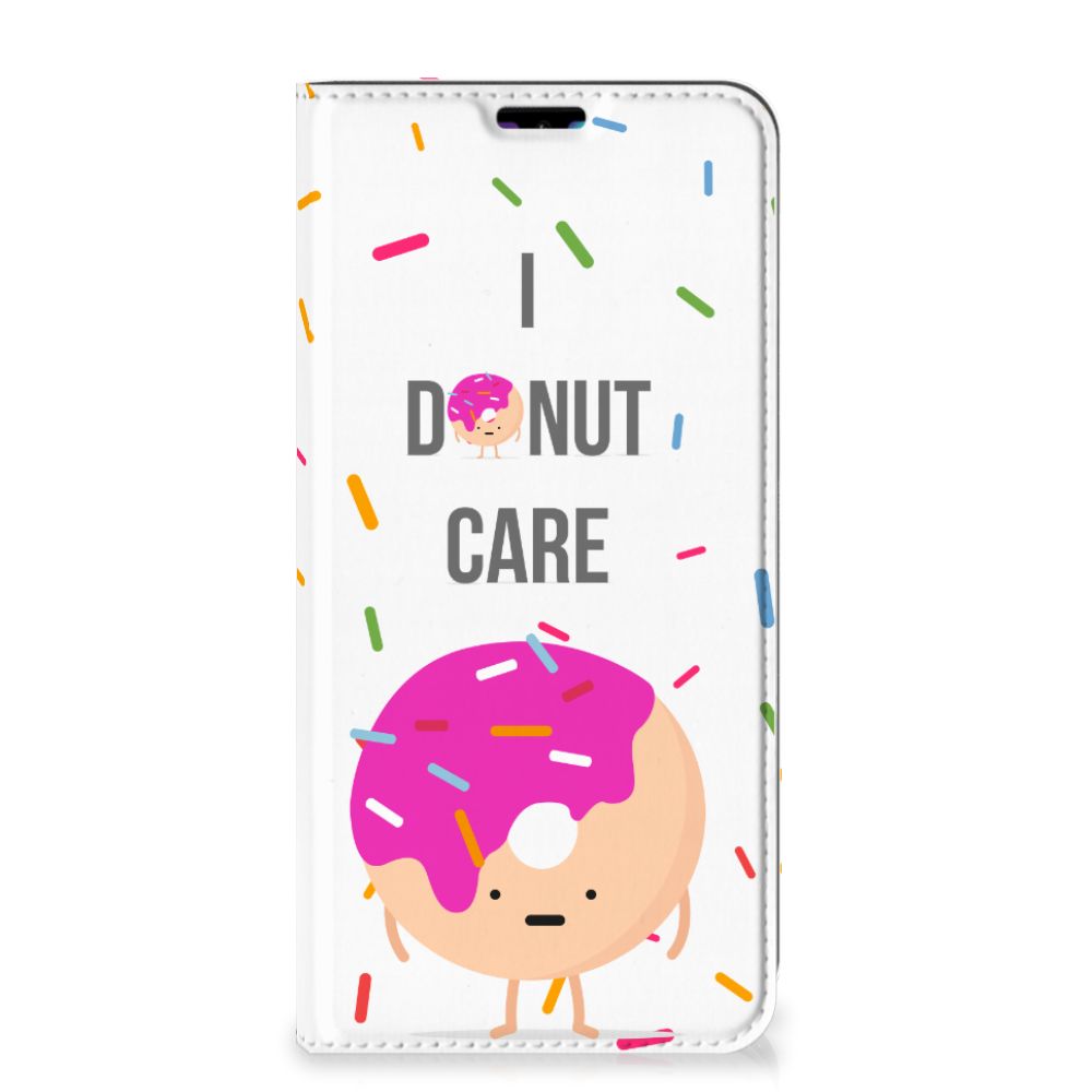 Huawei Y7 hoesje Y7 Pro (2019) Flip Style Cover Donut Roze
