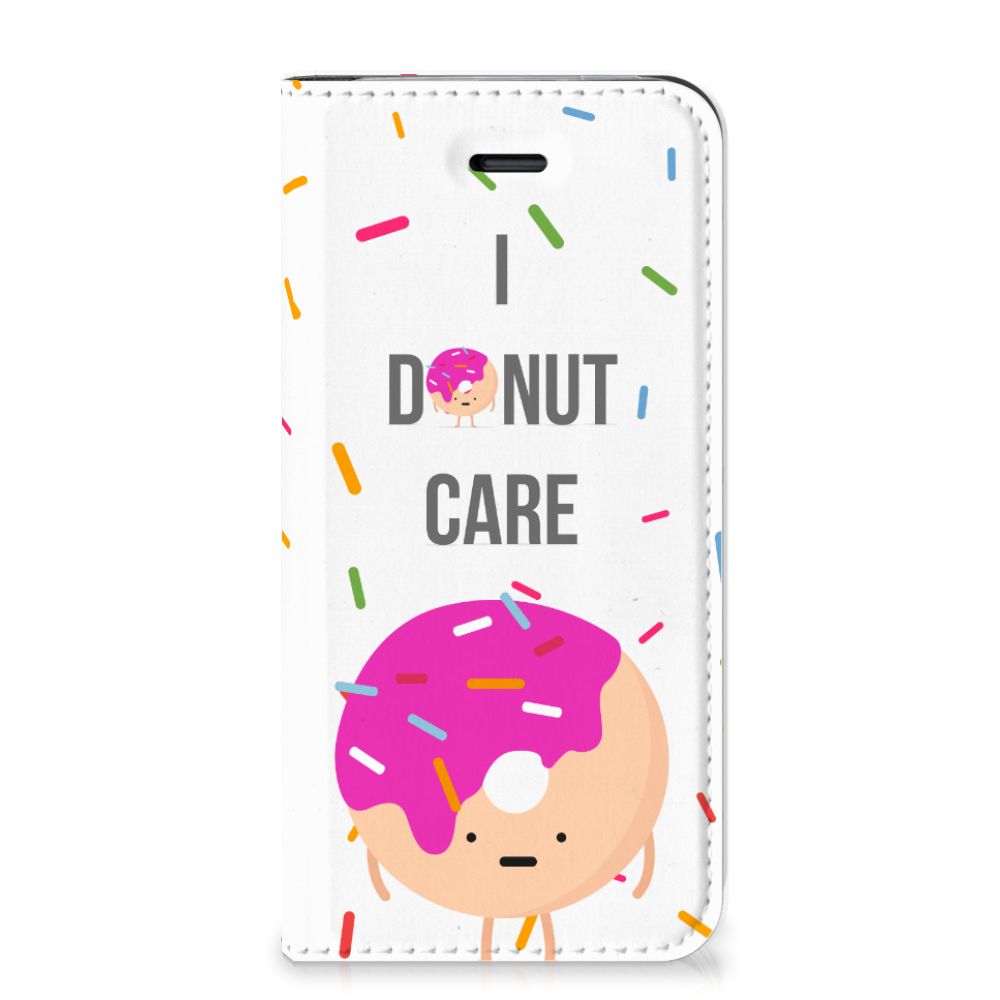 iPhone SE|5S|5 Flip Style Cover Donut Roze