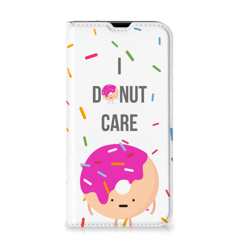 iPhone 13 Pro Flip Style Cover Donut Roze