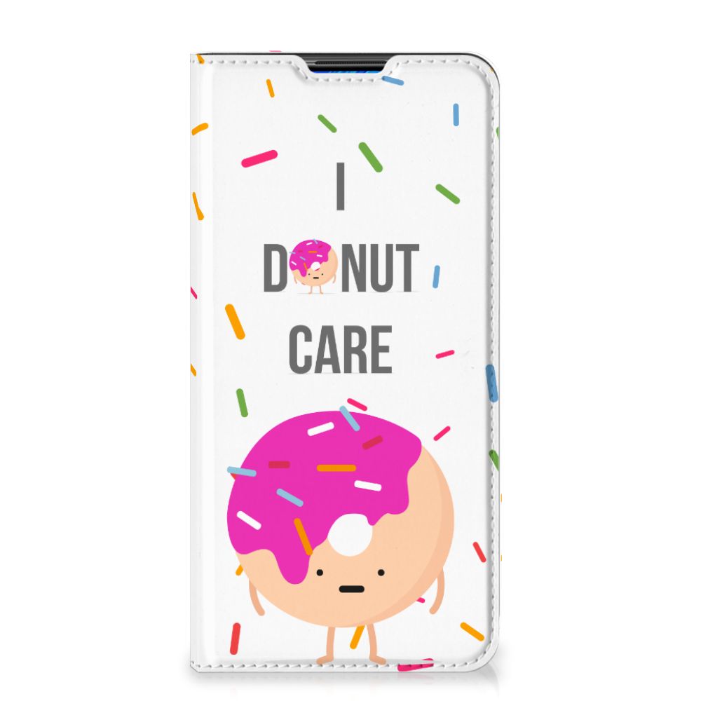 Xiaomi Redmi Note 9 Flip Style Cover Donut Roze