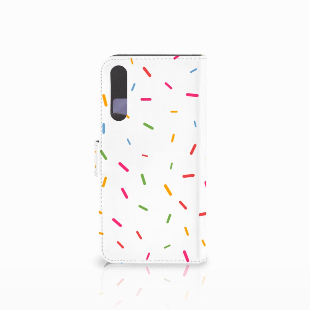 Huawei P20 Pro Book Cover Donut Roze