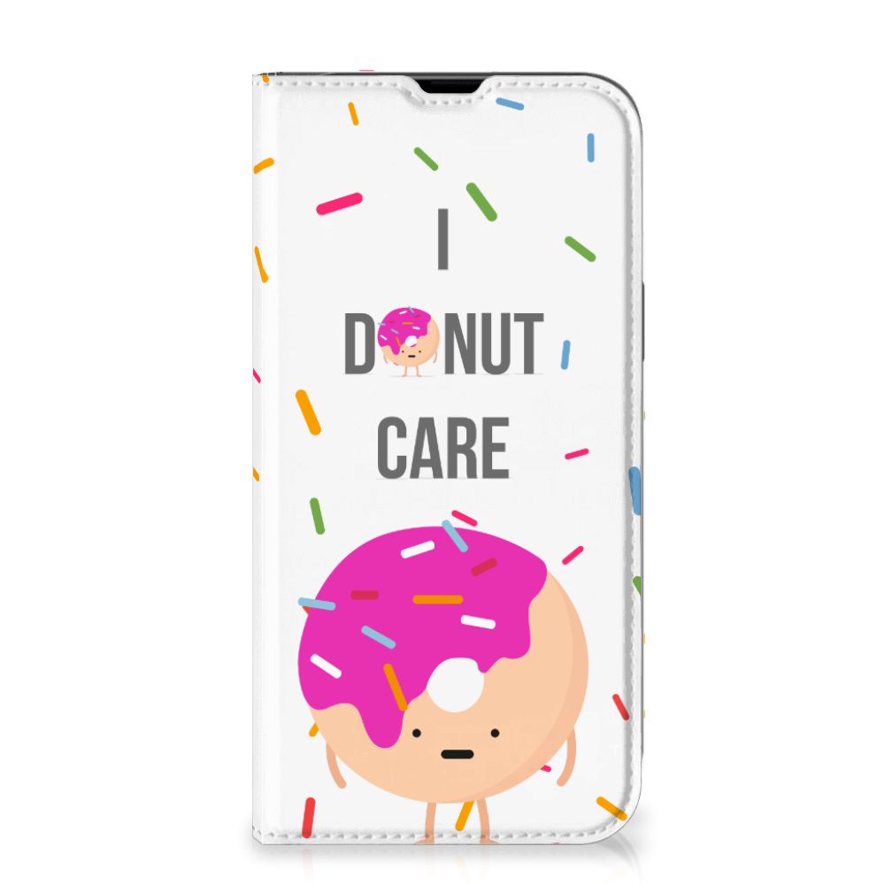 iPhone 13 Pro Max Flip Style Cover Donut Roze