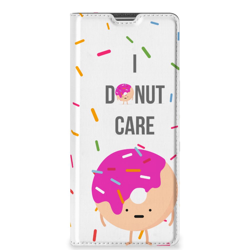 Sony Xperia L4 Flip Style Cover Donut Roze