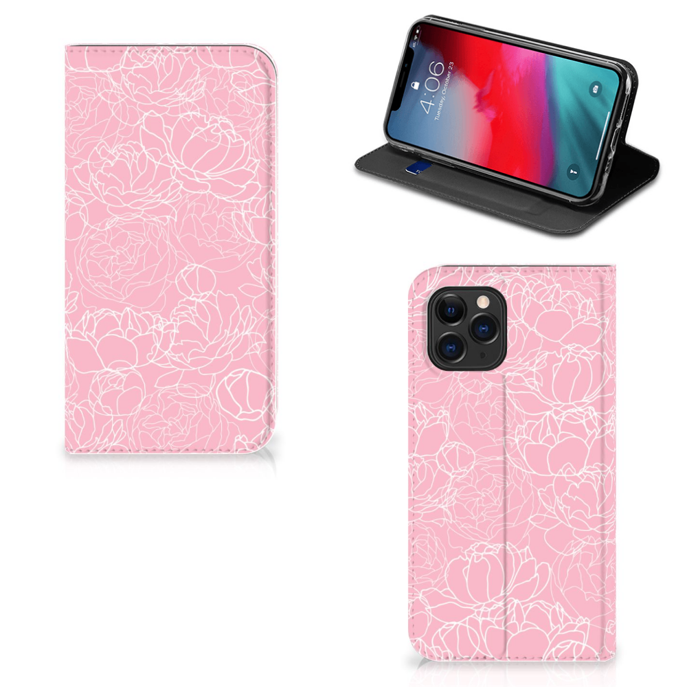 Apple iPhone 11 Pro Smart Cover White Flowers