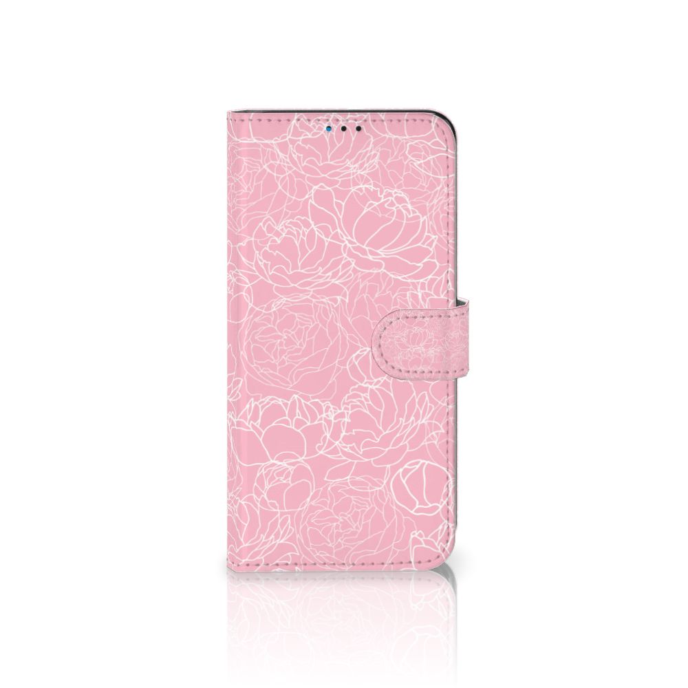 Motorola Moto G9 Play | E7 Plus Hoesje White Flowers
