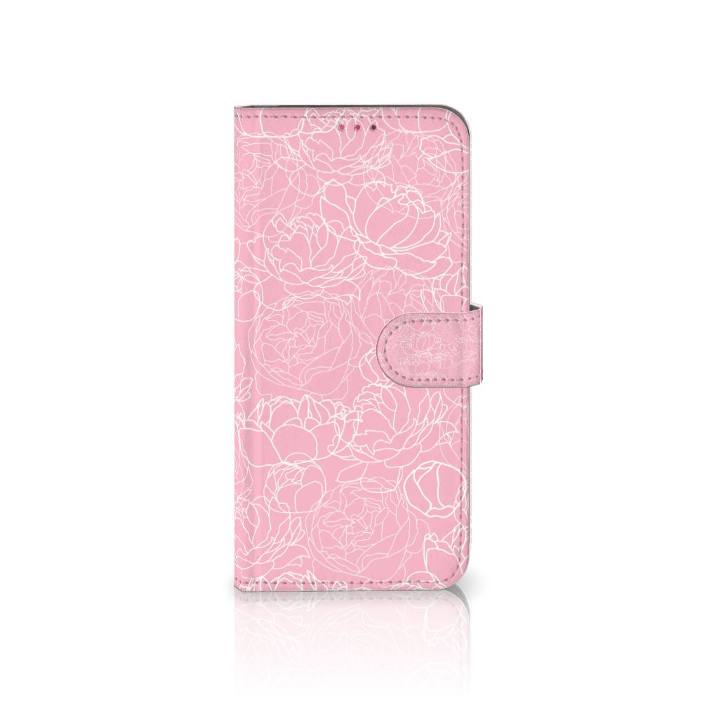 OPPO A54 5G | A74 5G | A93 5G Hoesje White Flowers