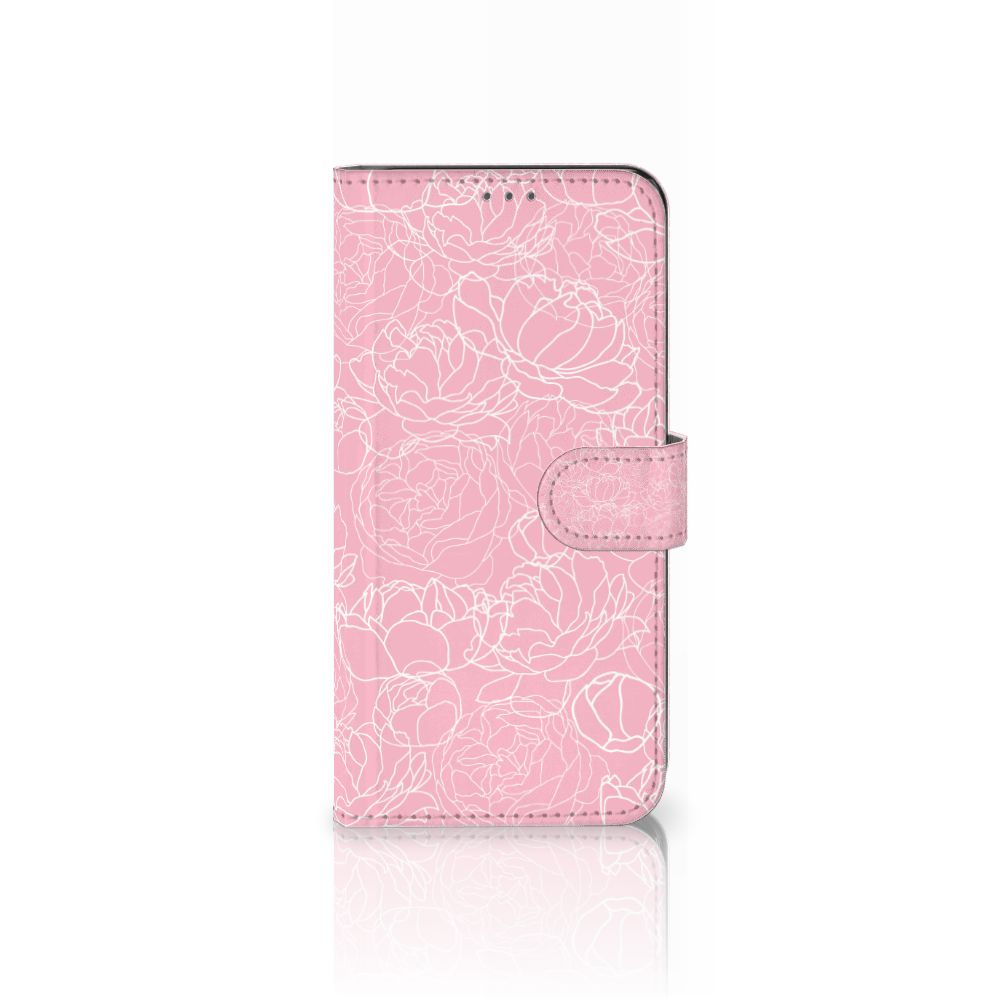 Samsung Galaxy A22 4G | M22 Hoesje White Flowers