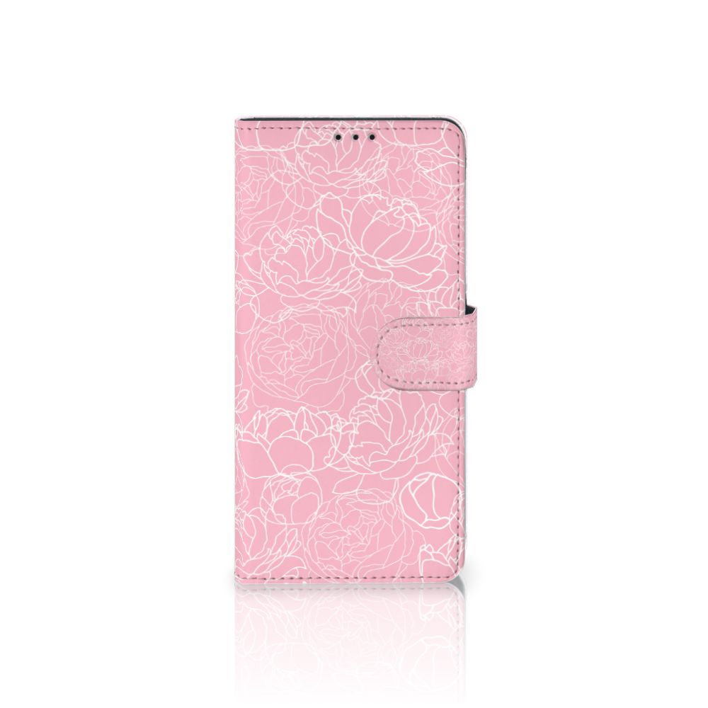 OnePlus 9 Pro Hoesje White Flowers