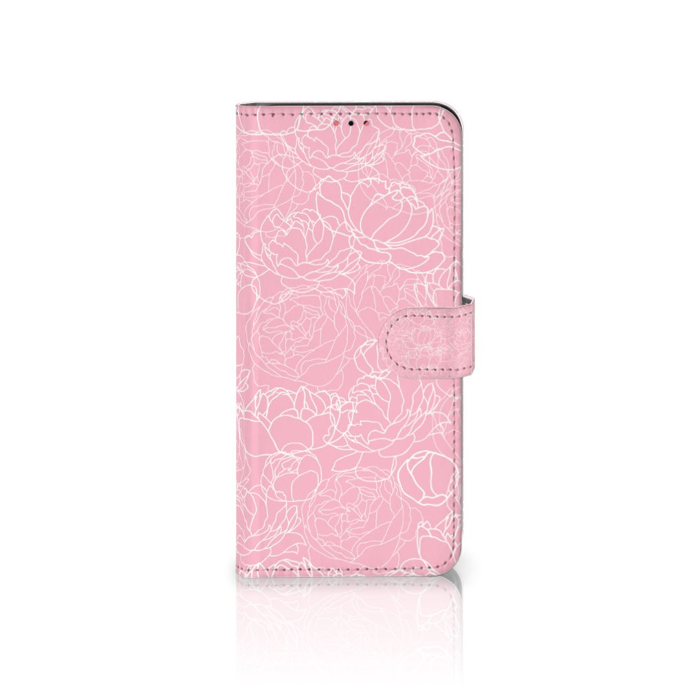 Samsung Galaxy A13 (4G) Hoesje White Flowers