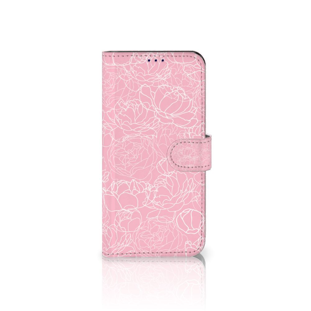 OnePlus Nord CE 2 Hoesje White Flowers