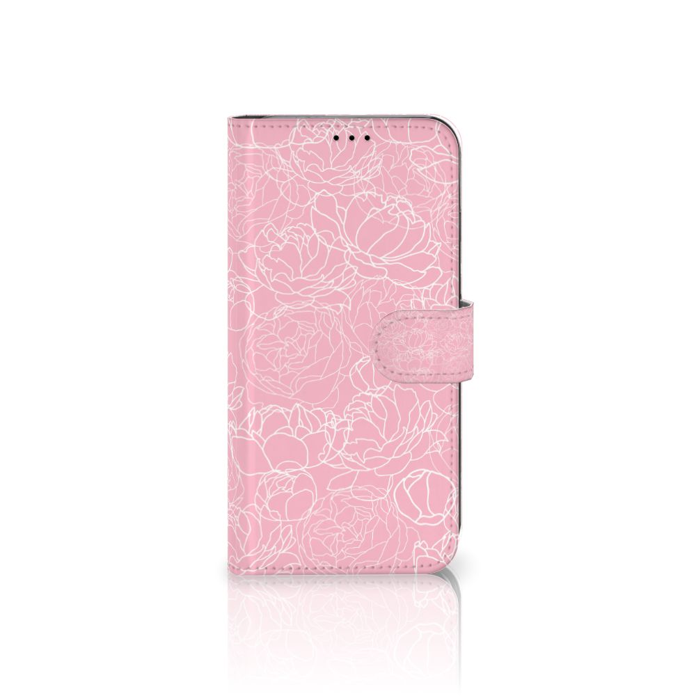 Apple iPhone Xs Max Hoesje White Flowers