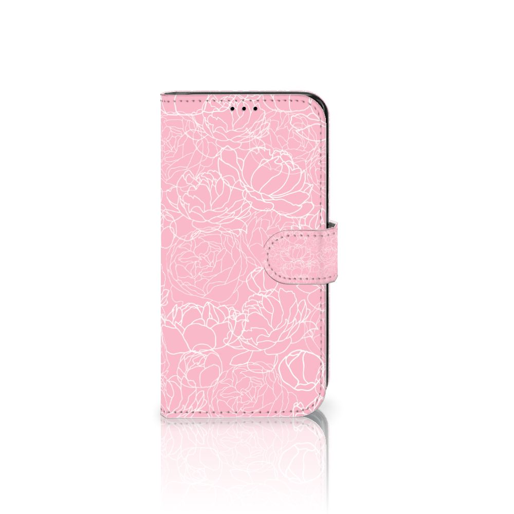 Samsung Galaxy S7 Edge Hoesje White Flowers