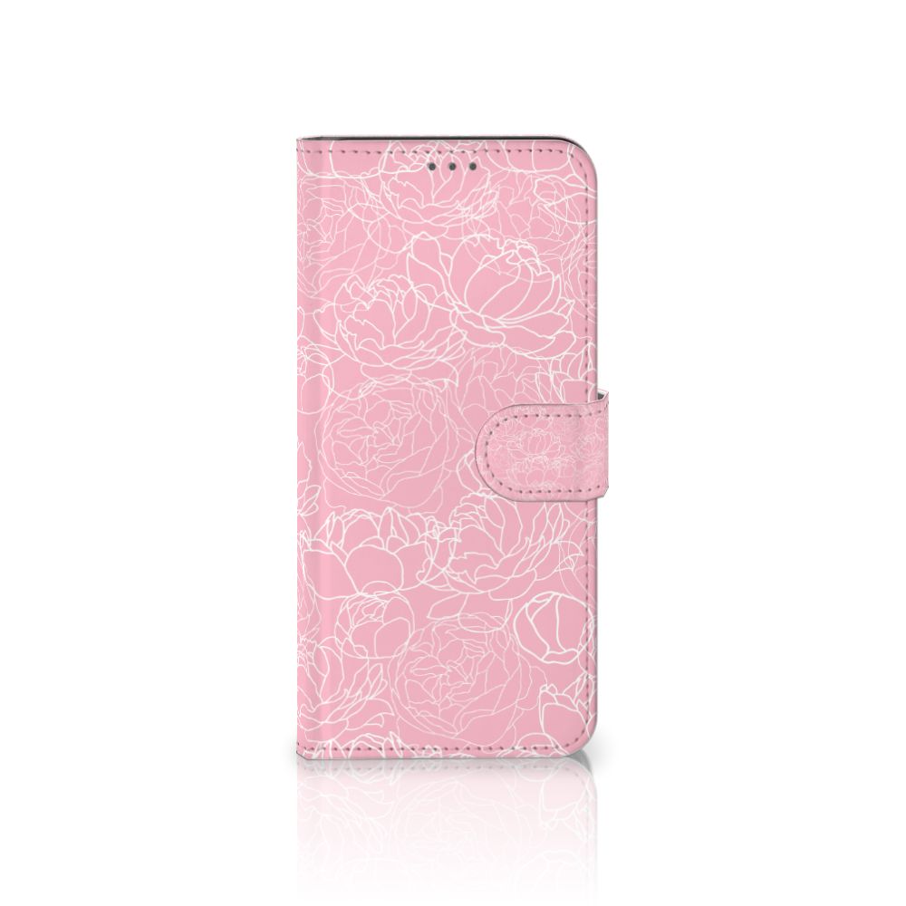 Samsung Galaxy S21 Plus Hoesje White Flowers