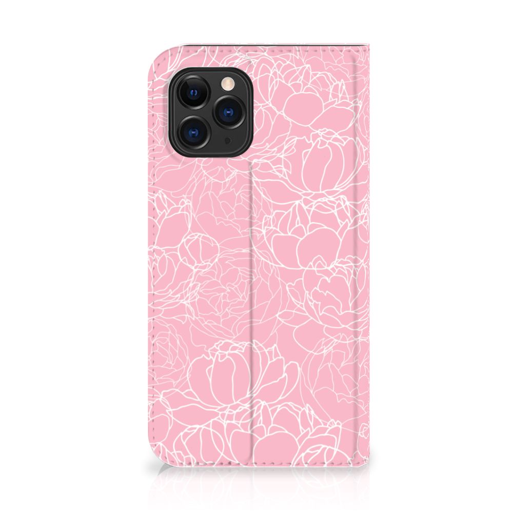 Apple iPhone 11 Pro Smart Cover White Flowers
