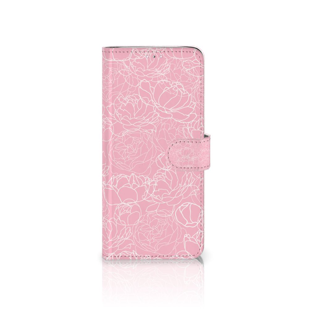 Samsung Note 10 Lite Hoesje White Flowers