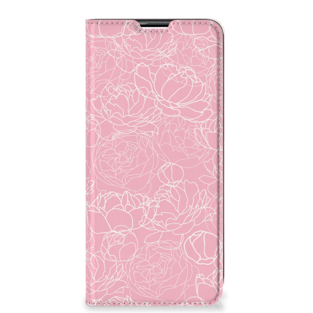 Samsung Galaxy Note 10 Lite Smart Cover White Flowers