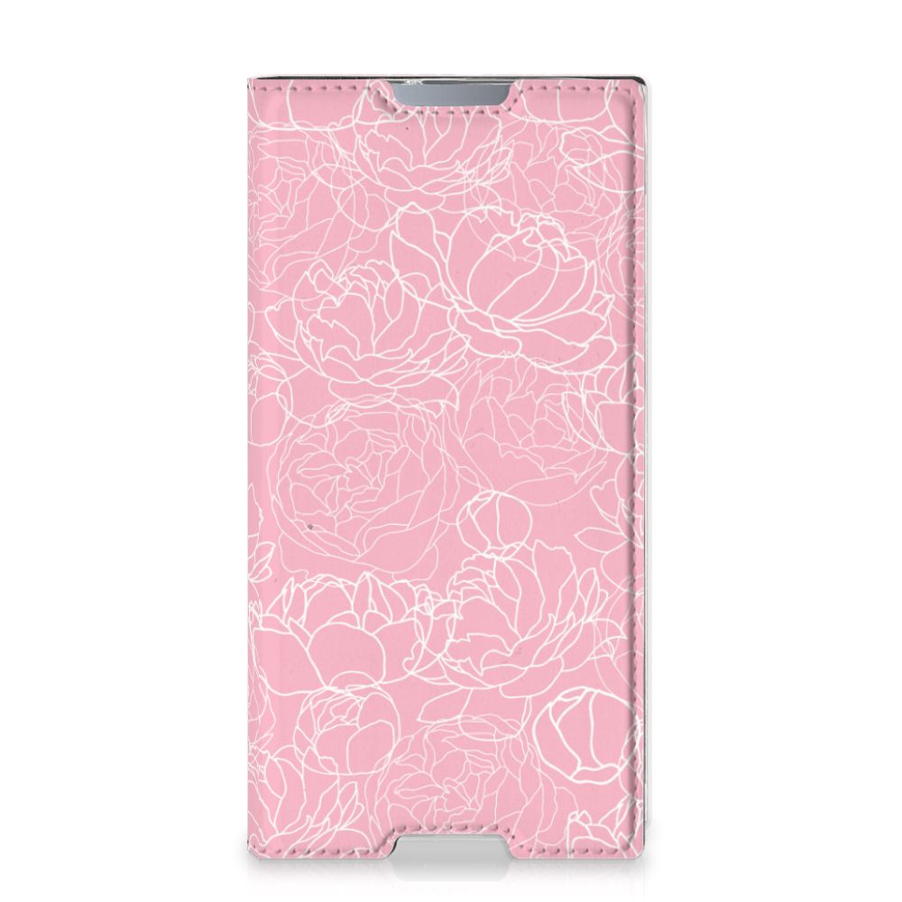 Sony Xperia L1 Smart Cover White Flowers