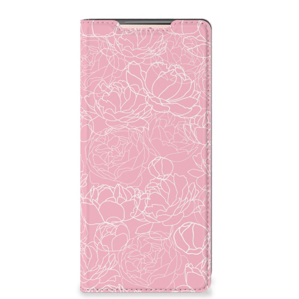 Samsung Galaxy Note20 Smart Cover White Flowers