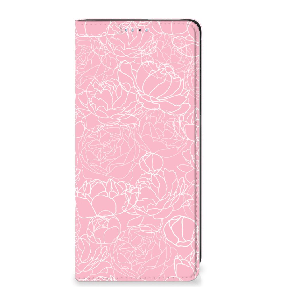Xiaomi Redmi Note 11/11S Smart Cover White Flowers