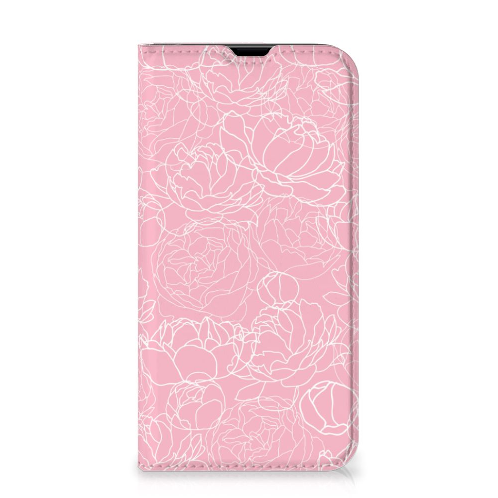 iPhone 13 Pro Smart Cover White Flowers