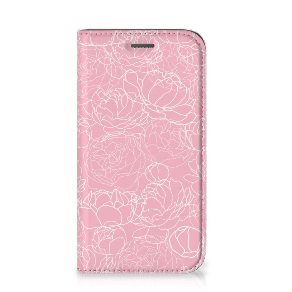 Samsung Galaxy Xcover 4s Smart Cover White Flowers
