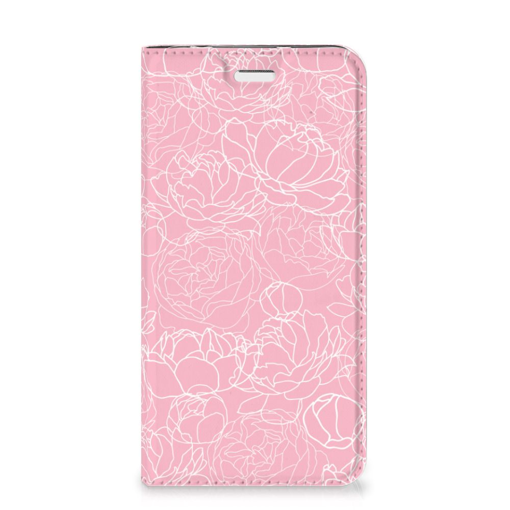 Huawei Y5 2 | Y6 Compact Smart Cover White Flowers