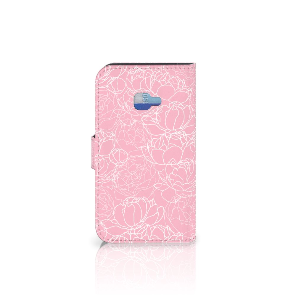 Samsung Galaxy Xcover 4 | Xcover 4s Hoesje White Flowers