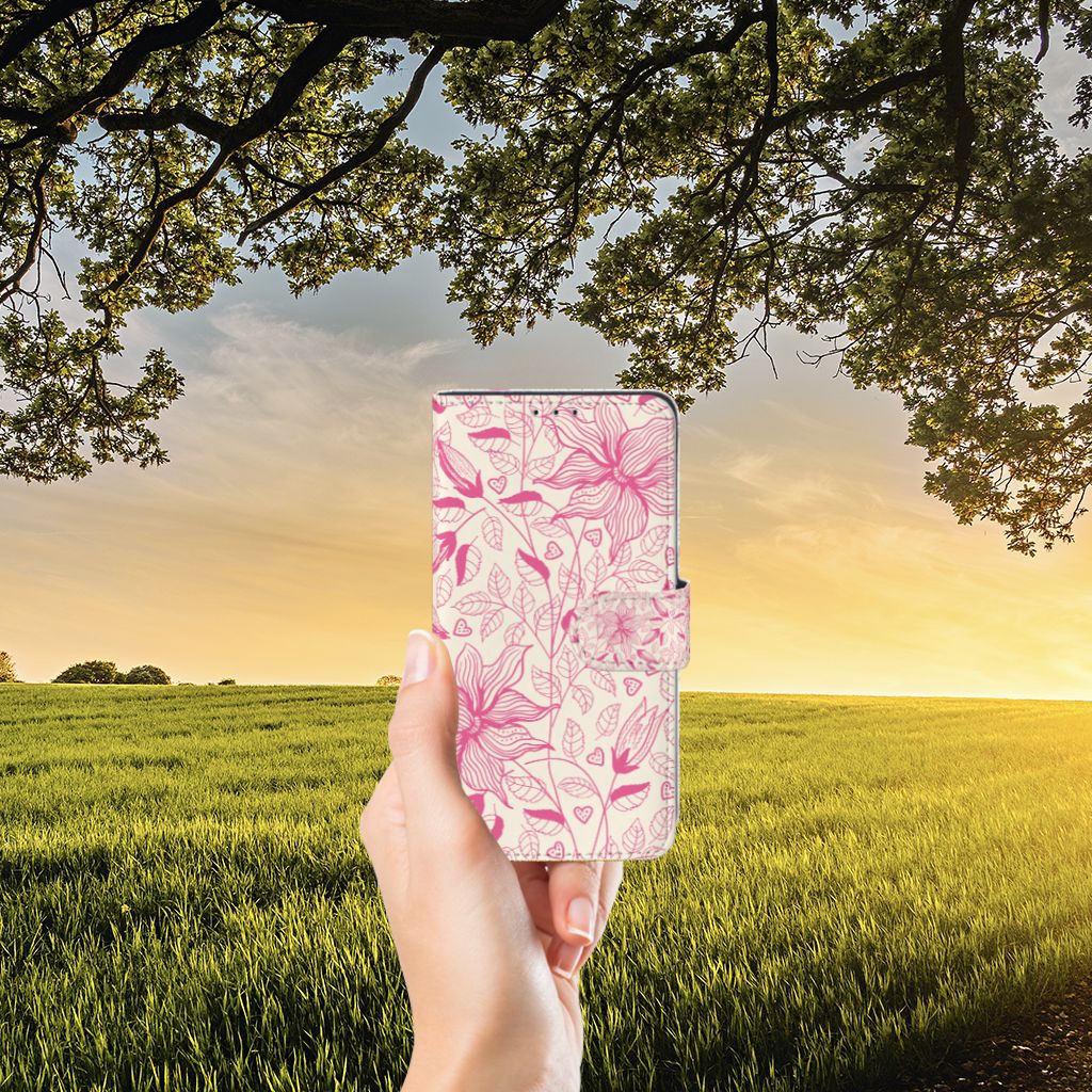 Xiaomi Mi Mix 2s Hoesje Pink Flowers