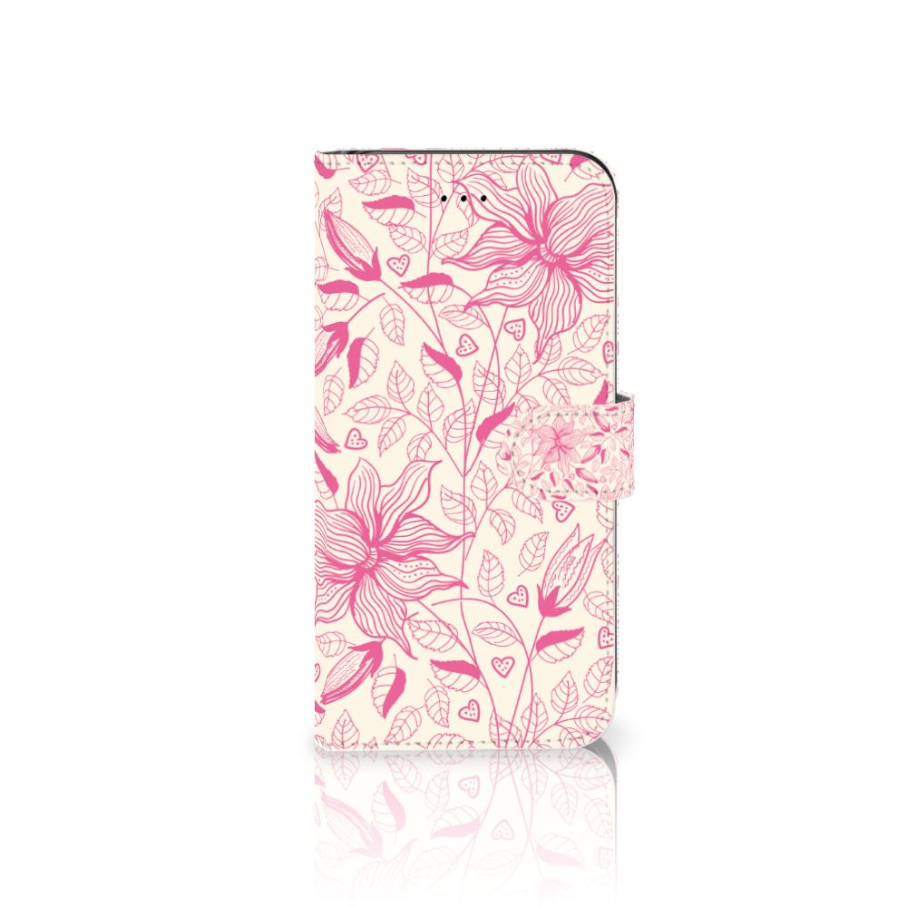Apple iPhone 7 Plus | 8 Plus Hoesje Pink Flowers