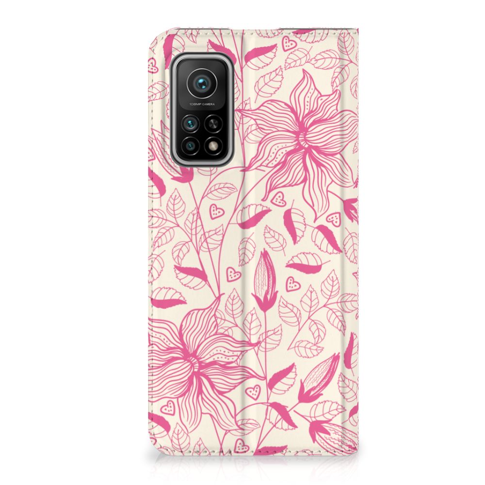 Xiaomi Mi 10T | 10T Pro Smart Cover Pink Flowers