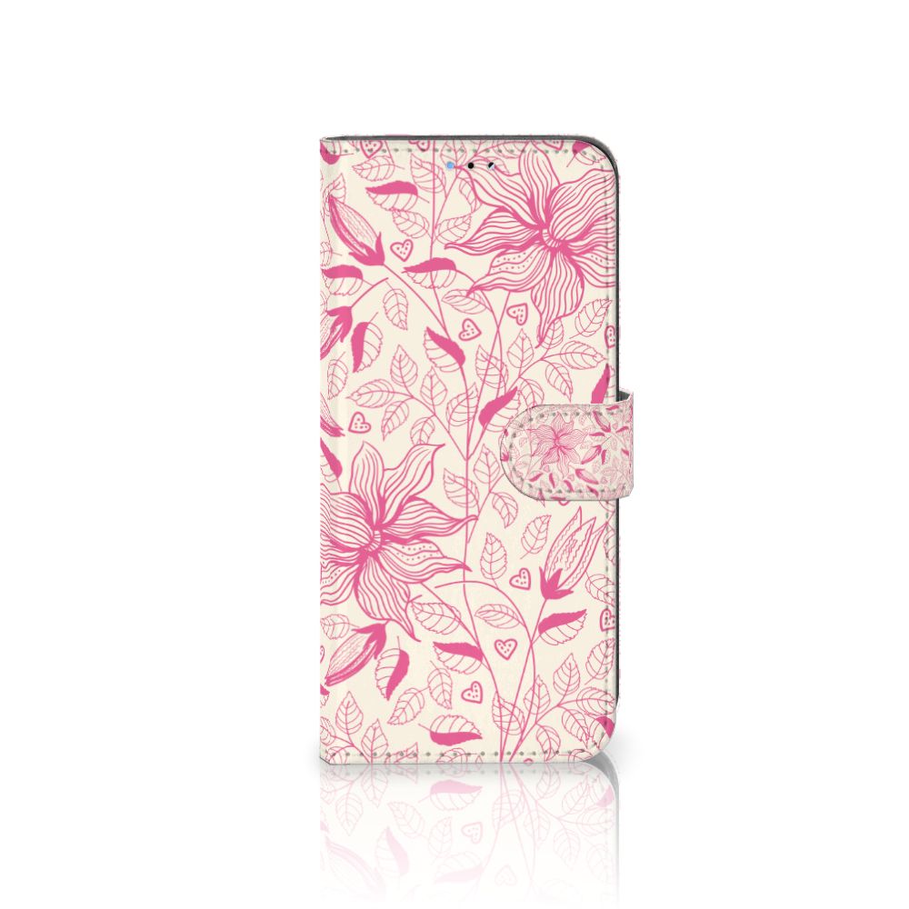 OPPO A16/A16s/A54s Hoesje Pink Flowers