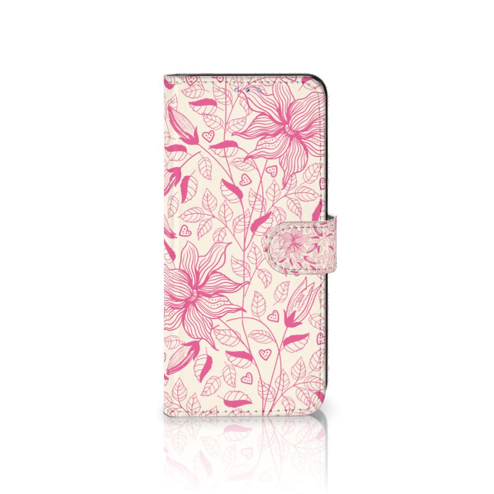 Motorola Moto G31 | G41 Hoesje Pink Flowers