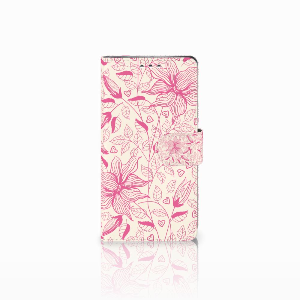 Sony Xperia XZ1 Hoesje Pink Flowers