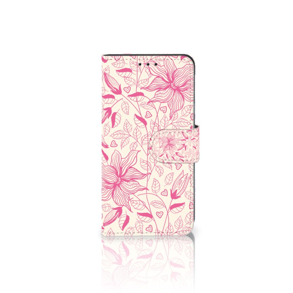 Samsung Galaxy A3 2017 Hoesje Pink Flowers