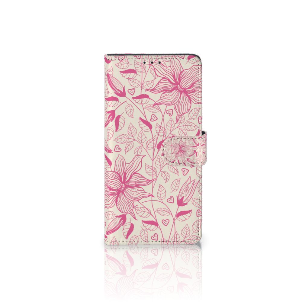 Samsung Xcover Pro Hoesje Pink Flowers
