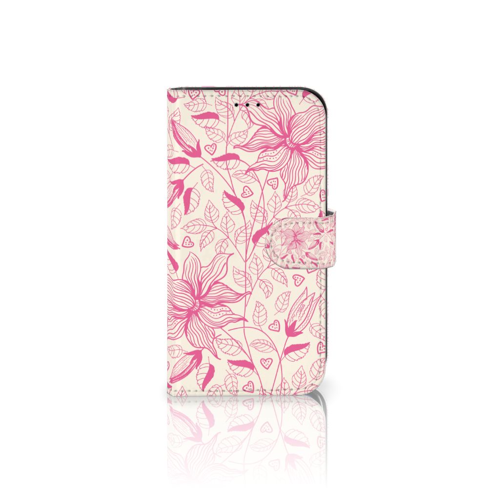 Apple iPhone 13 Hoesje Pink Flowers