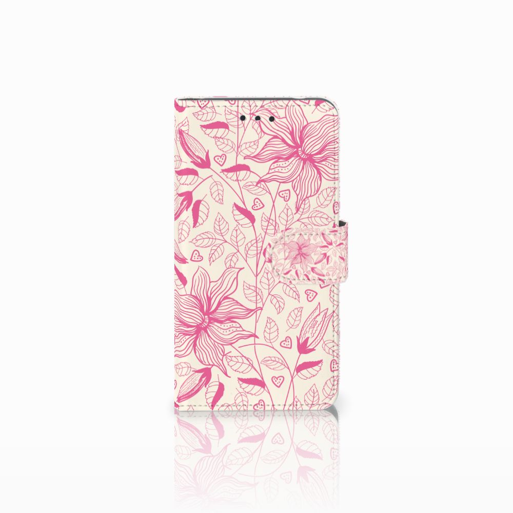 Nokia 2 Hoesje Pink Flowers